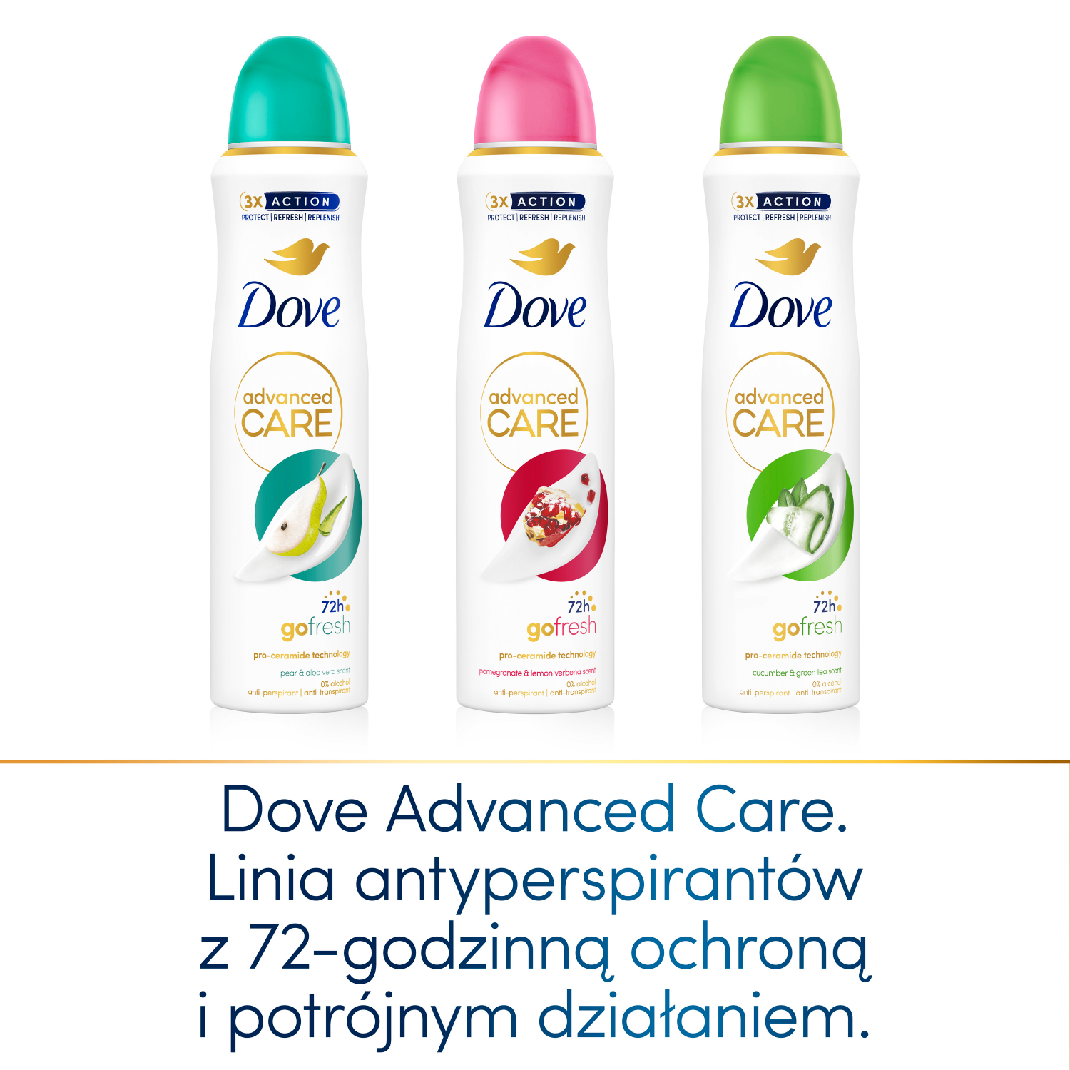 Dove Advanced Care granātābolu un citronverbēnas aromāts