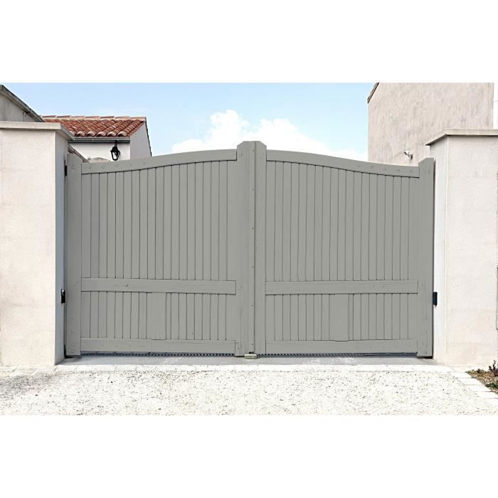 RIPOLIN Peinture Bois Satin Haute Protection 10 ans qui Protège et Magnifie vos Bois - Gris bouleau