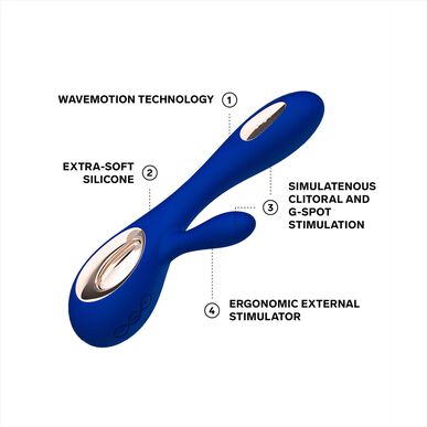 Lelo Klitorisstimulaattori Soraya Wave Midnight Blue 1 kpl 1 kpl