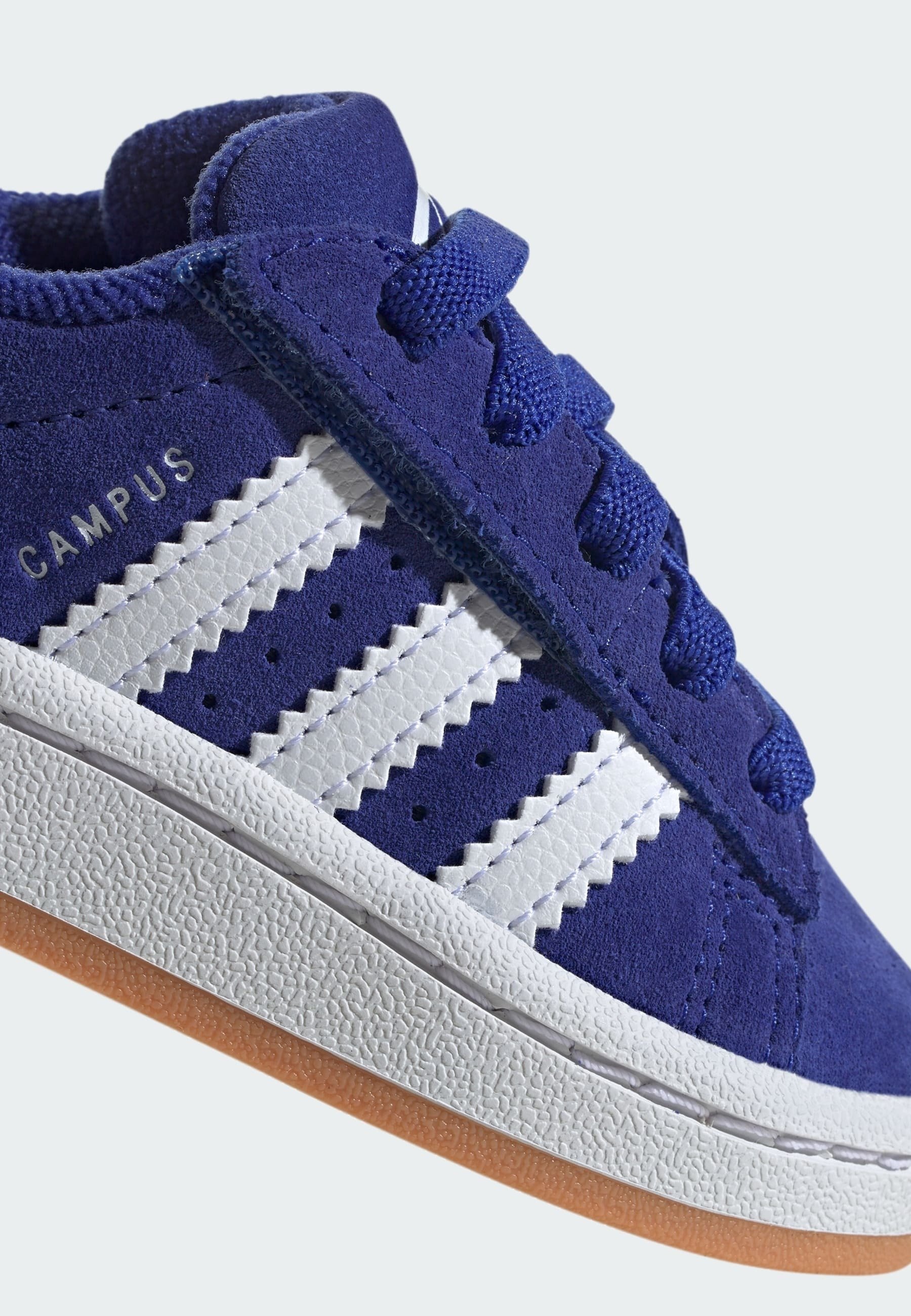 adidas Originals CAMPUS – Babyschuhe – Halbtransparentes Blau, Wolkenweiß, Gummi