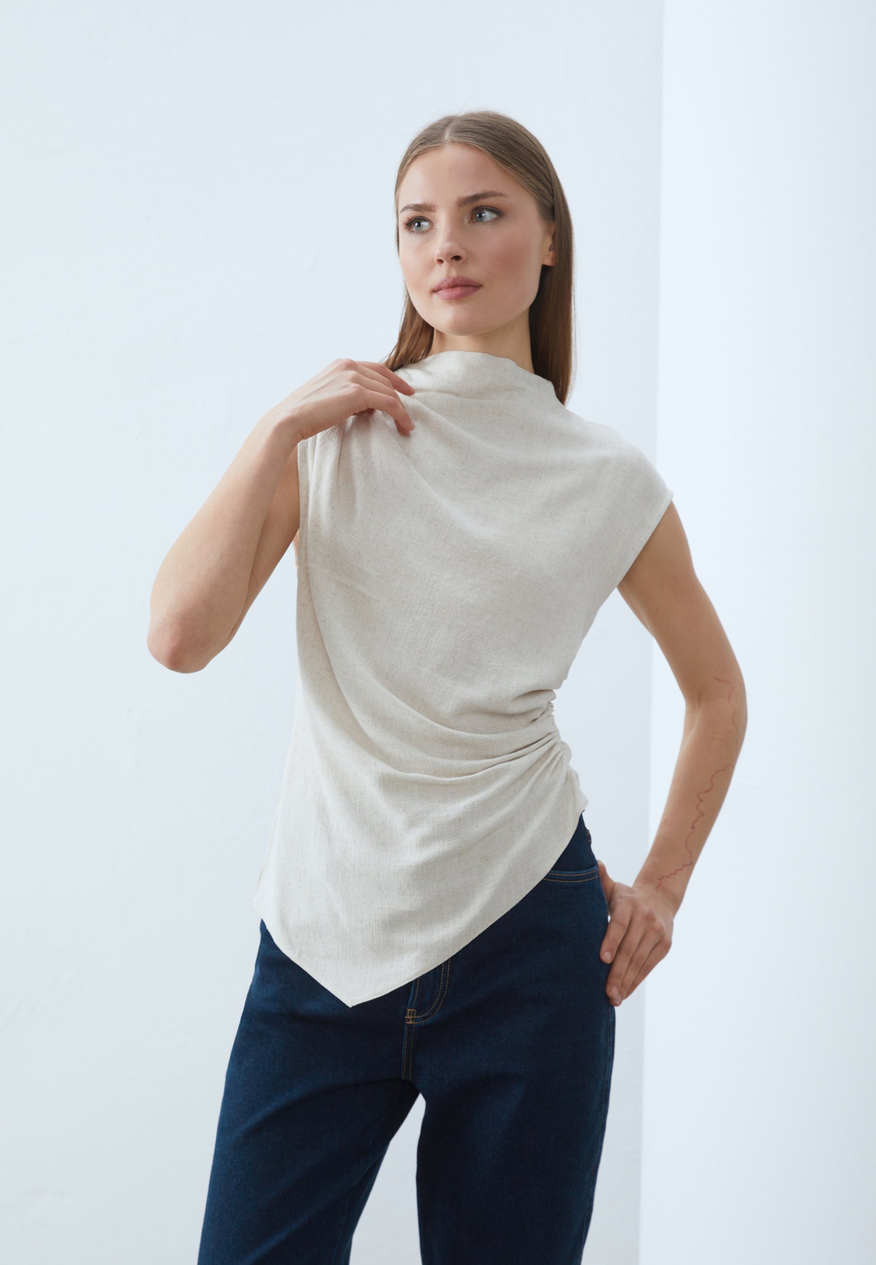 Blusa Anna Field - bege