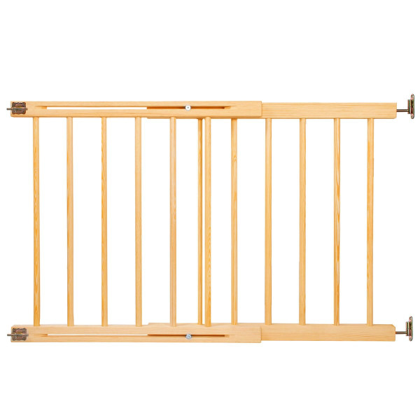 Bramka zabezpieczająca 72-122cm drewniana, barierka