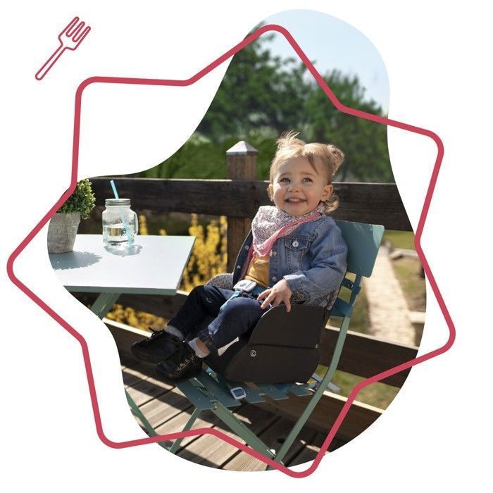 Cadeira de Elevação de Viagem Badabulle Yummy - Universal - Leve - 6 a 36 meses