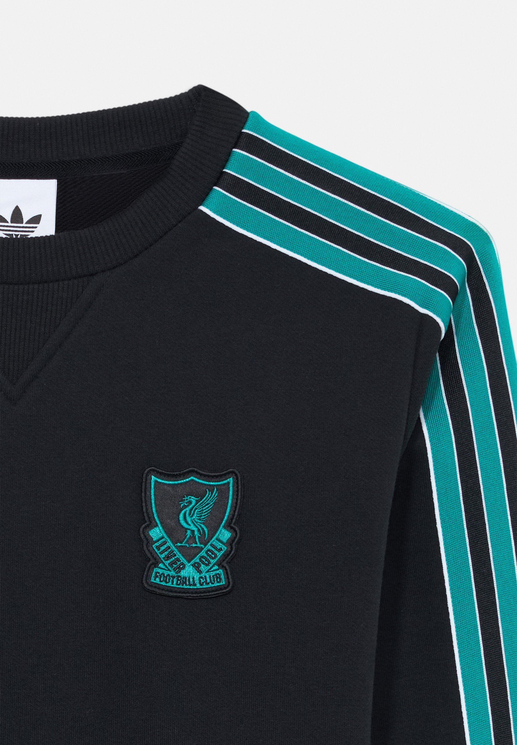 Felpa unisex adidas Performance LIVERPOOL ICON KIDS CREW - nera