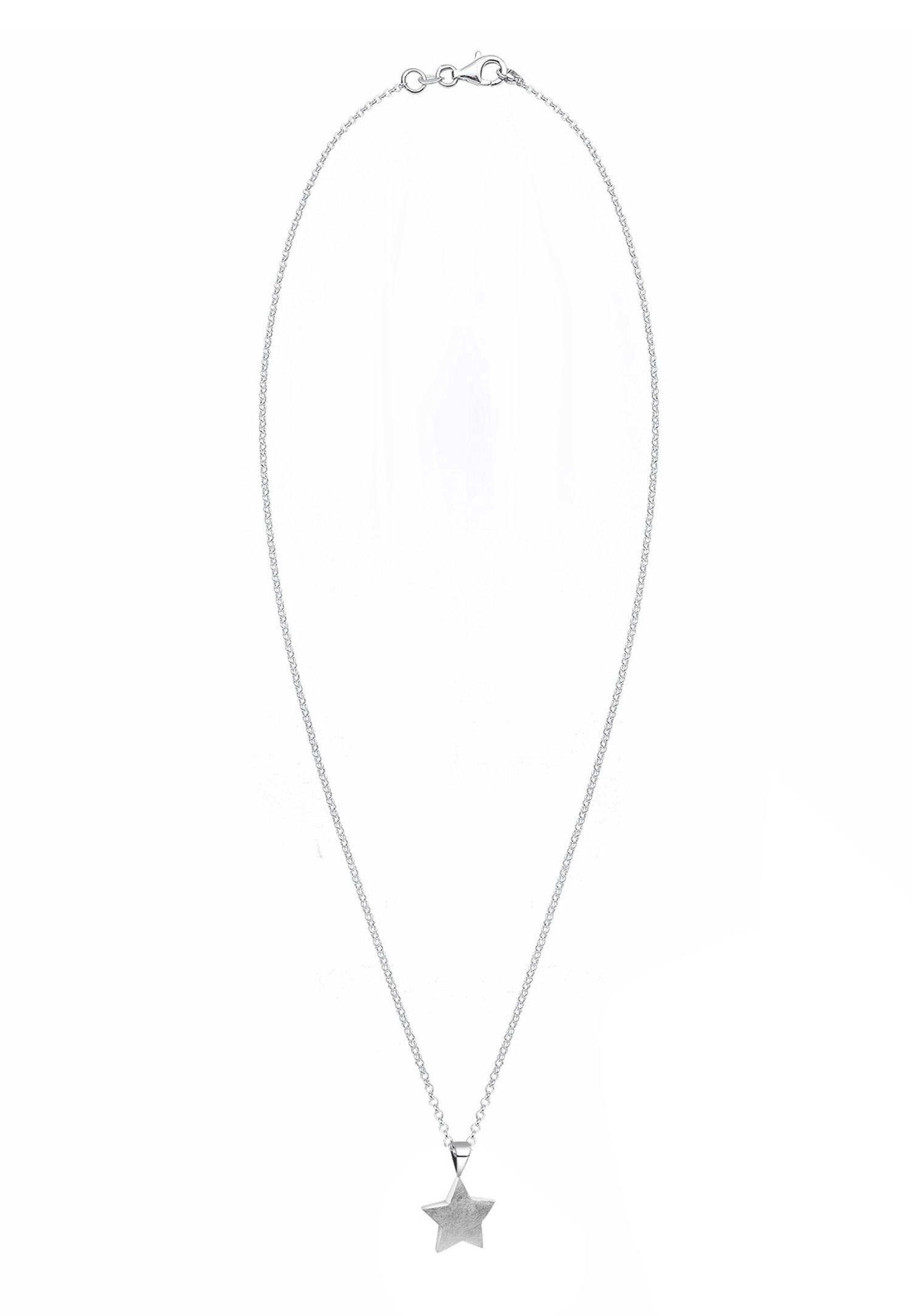 Nenalina Femmes pendentif étoile brossé en argent sterling 925