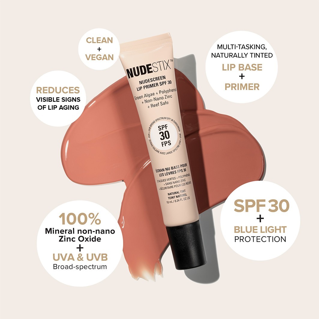 Nudestix lūpu bāze Nudescreen lūpu bāze SPF 30 - 10 ml