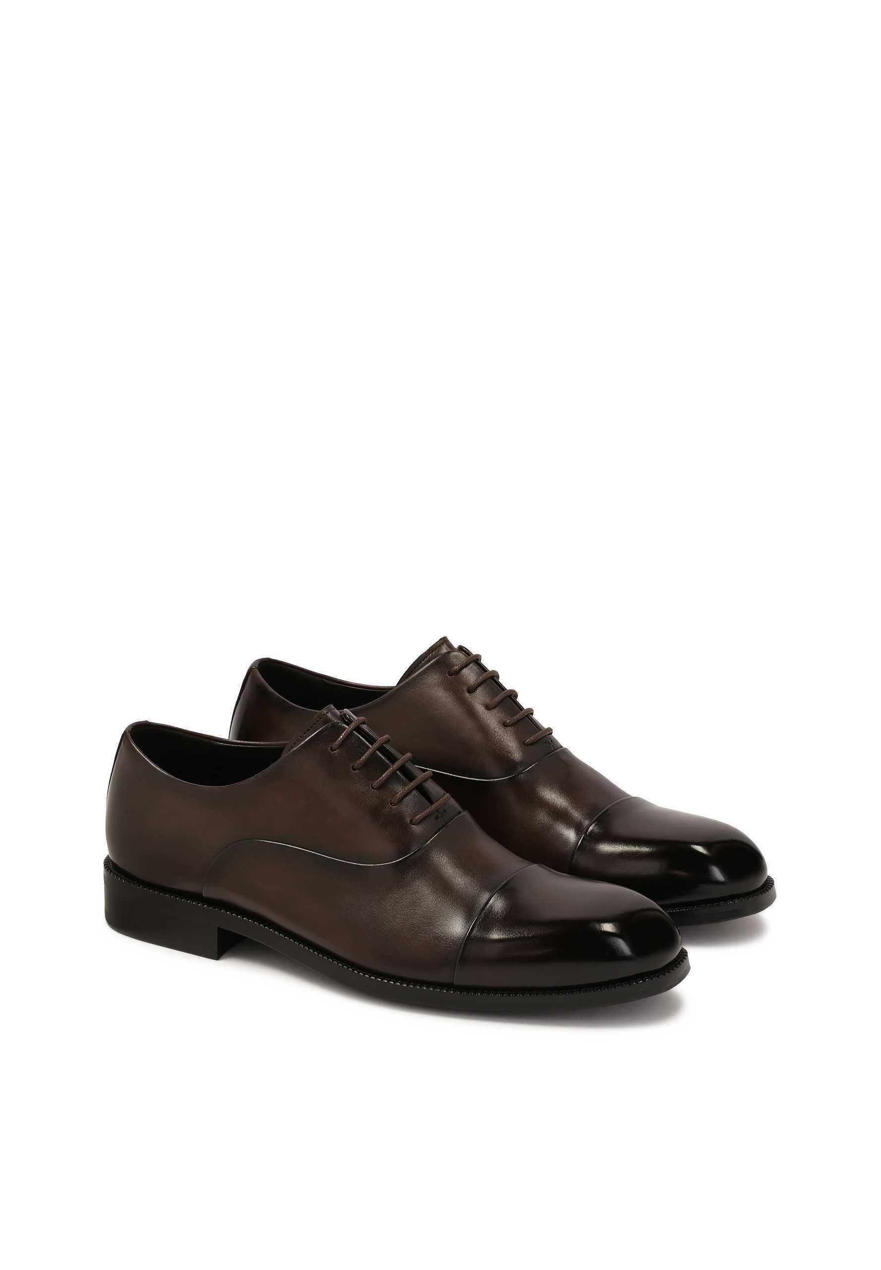 Kazar AUTHIOS - Slimme veterschoenen - bruin