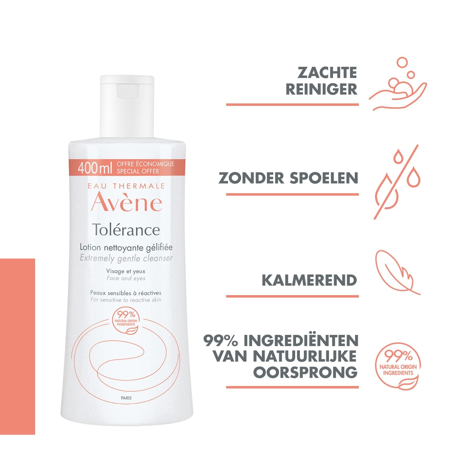 Avène kosmētikas noņēmējs Tolérance īpaši maigs tīrīšanas līdzeklis - 200 ml