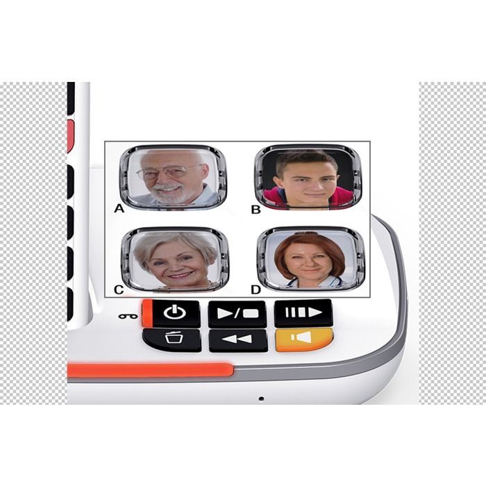 Téléphone fixe senior - SWISSVOICE - Xtra 2355 - Répondeur 30min - Sonnerie 90dB - Mains libres