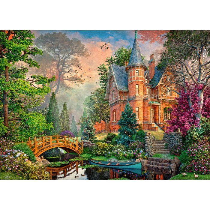 Ravensburger - Puzzle Adulte - Puzzle 1000 pièces - Manoir Terracotta - dès 14 ans - Puzzle de qualité supérieure -12001717