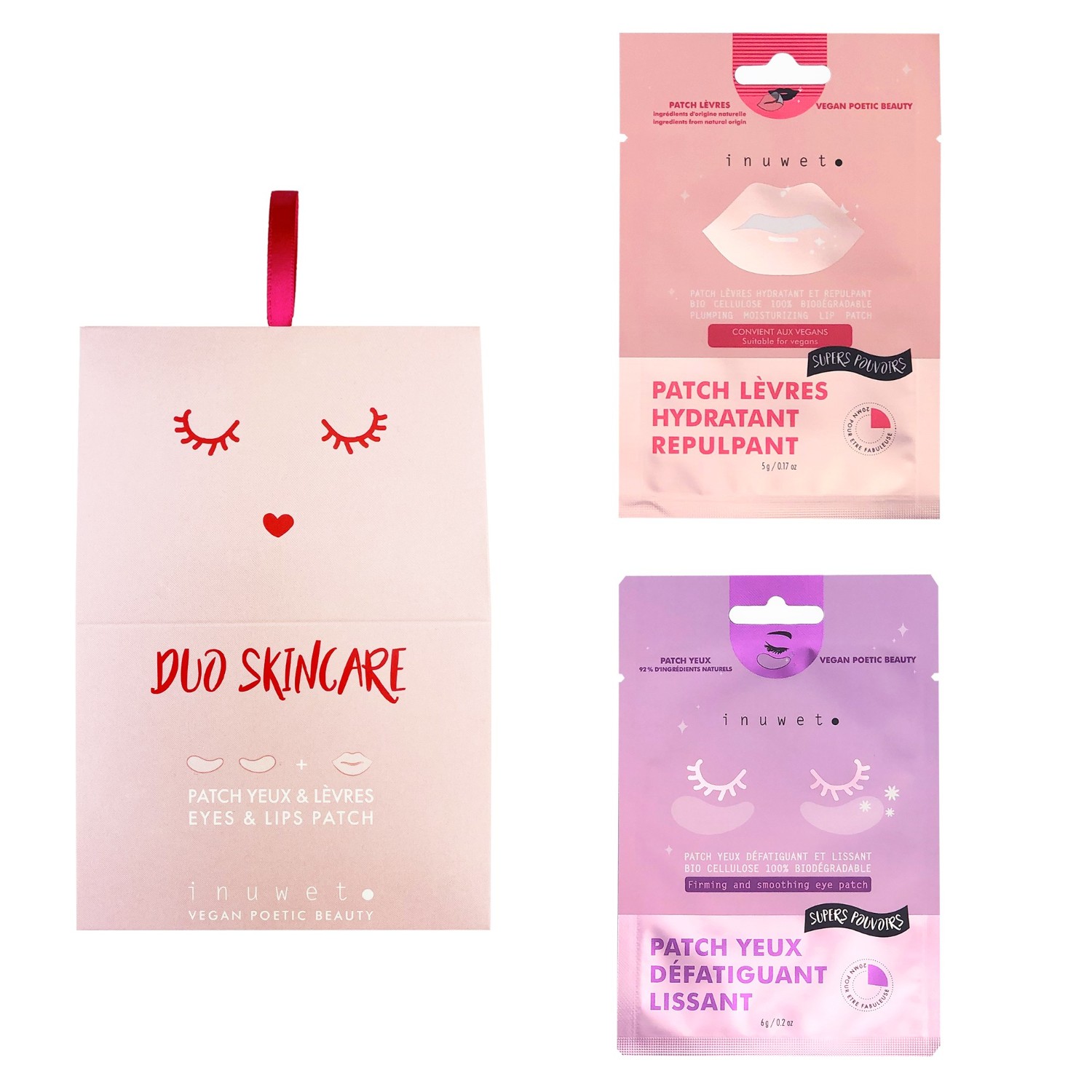 Inuwet Duo Skincare - Patch yeux & lèvres