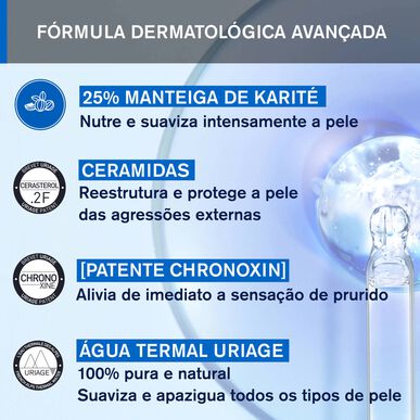 Uriage lipidus papildantis kremas sausai atopinei odai 200 ml