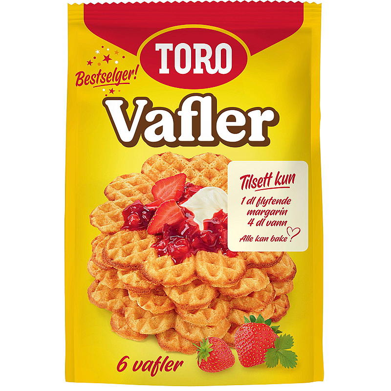 Toro Vaffelblanding 248 g Toro