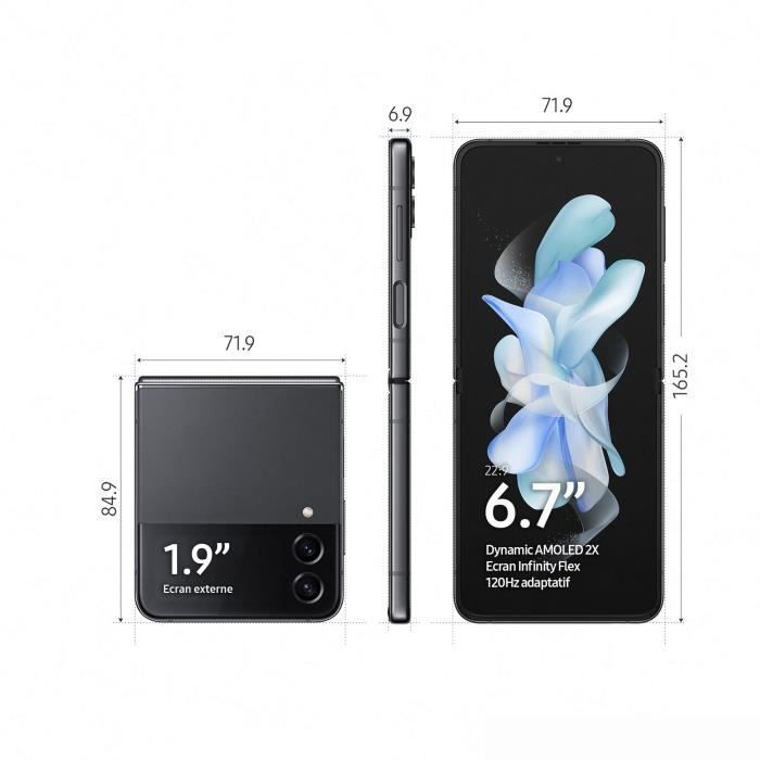 SAMSUNG Galaxy Z Flip4 256GB 5G Graphite