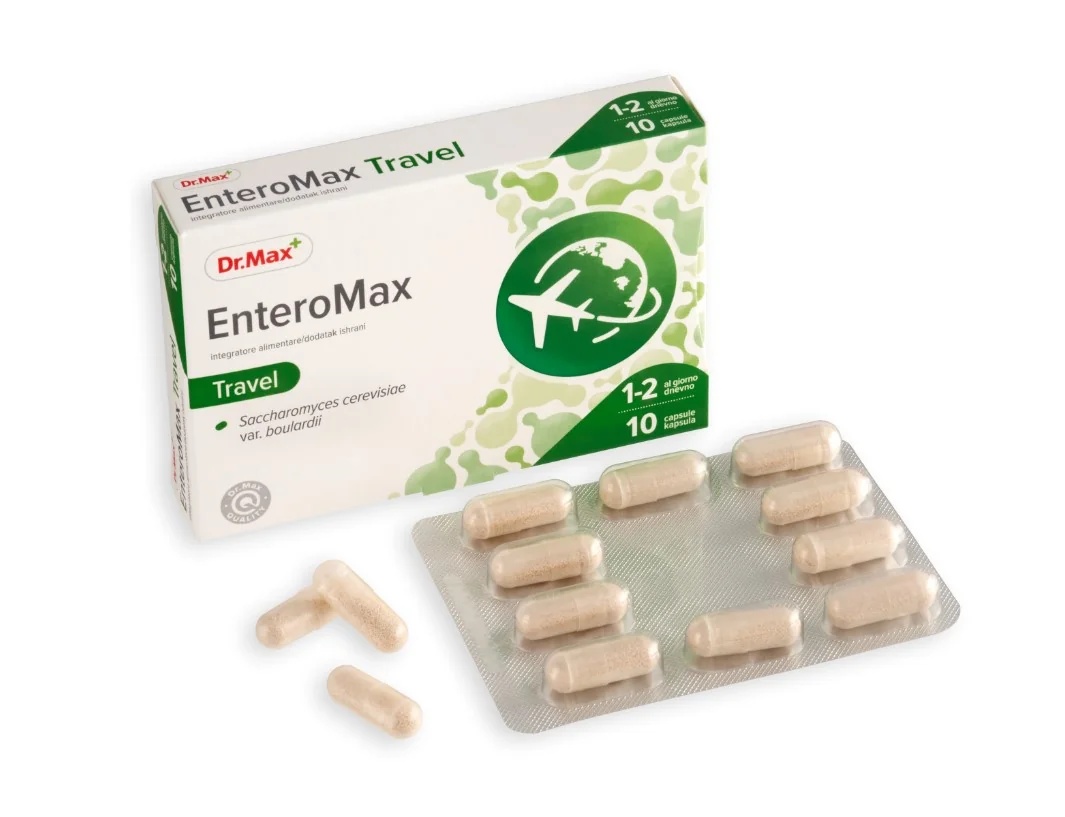 DR. MAX EnteroMax Travel 10 capsules voor een gezonde darmflora