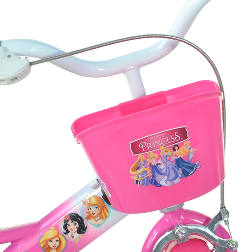 Bicicletă pentru fete, prințesă de basm, 12 inci, pentru vârste 3-5 ani