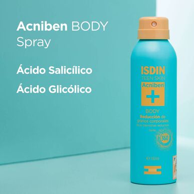 „Isdin Teen Skin Acniben Body Grain Reduction“ šveičiamasis spuogų mažinimo kremas su salicilo rūgštimi 150 ml 150 ml