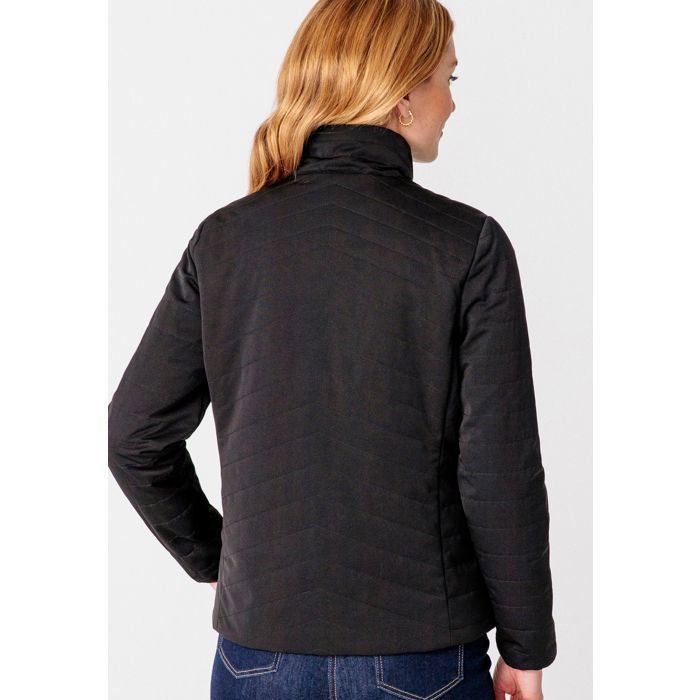 DamartSport - Doudoune déperlante Thermolactyl manches longues femme - Noir