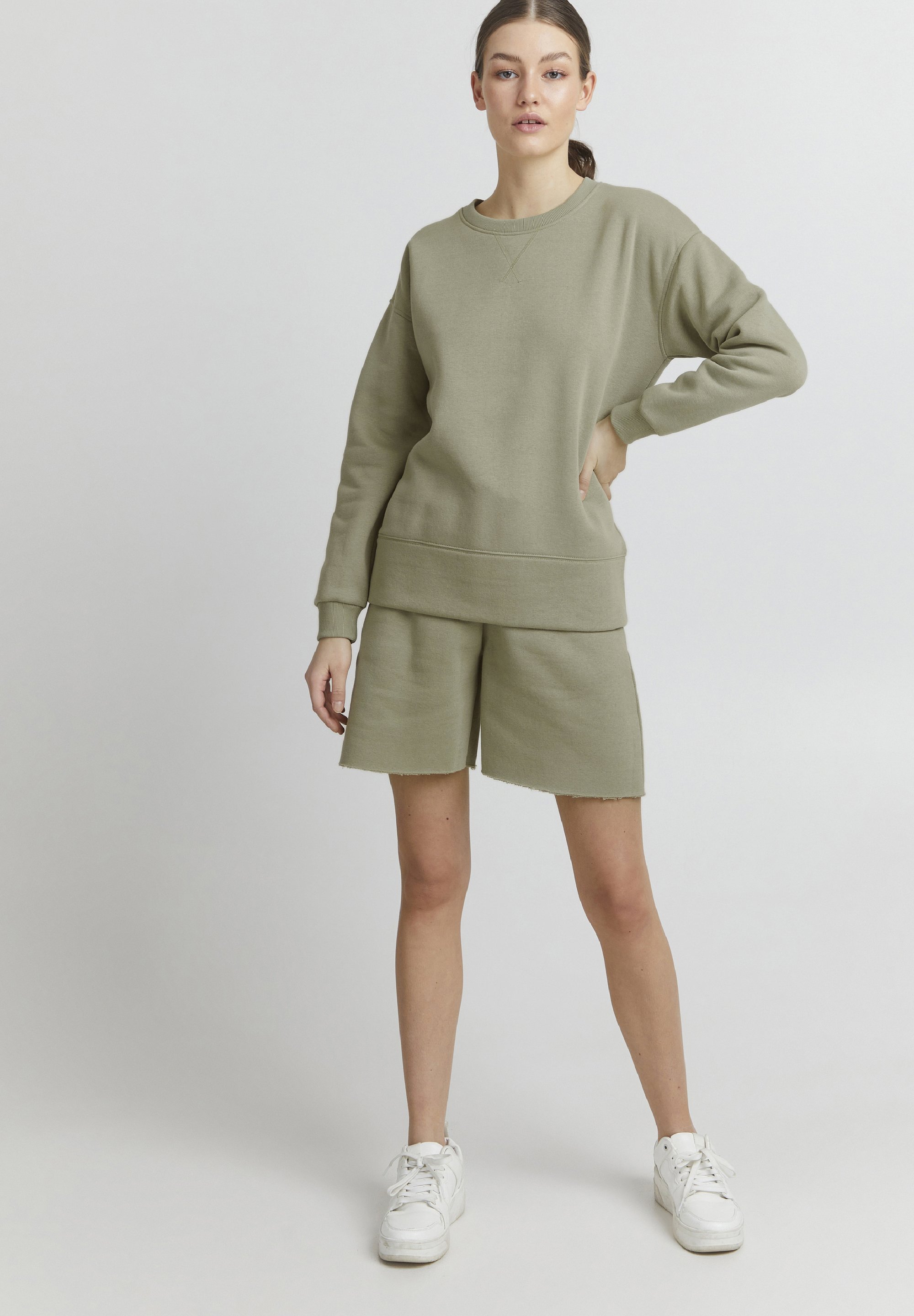 Oxmo OXHOLMA - Sweat à capuche - seagrass