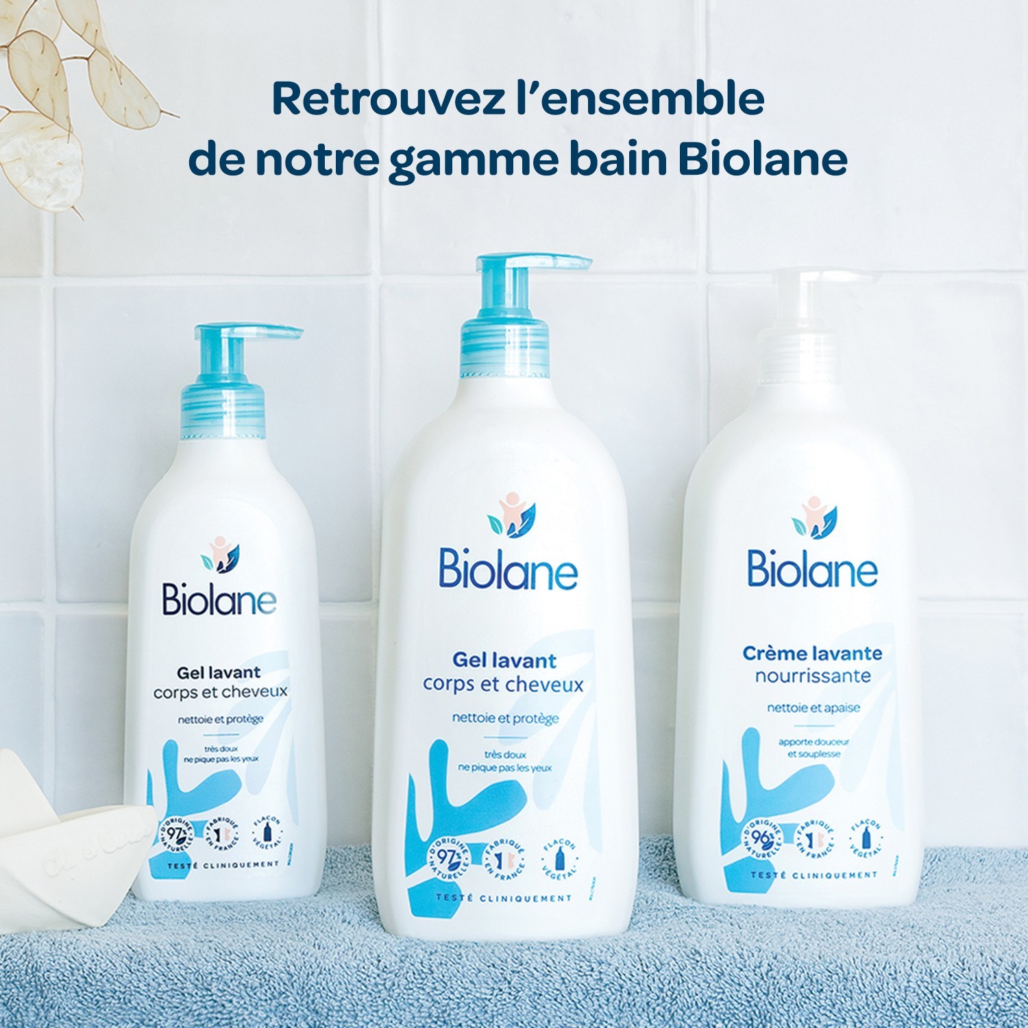 Biolane Gel corps et cheveux 750 ml