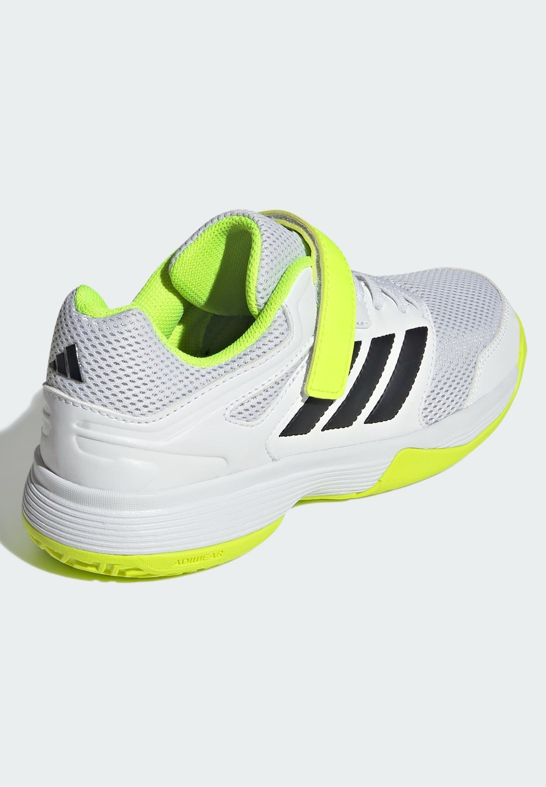 adidas Performance COURT - Volleybalschoenen - cloud white core black lucid lemon