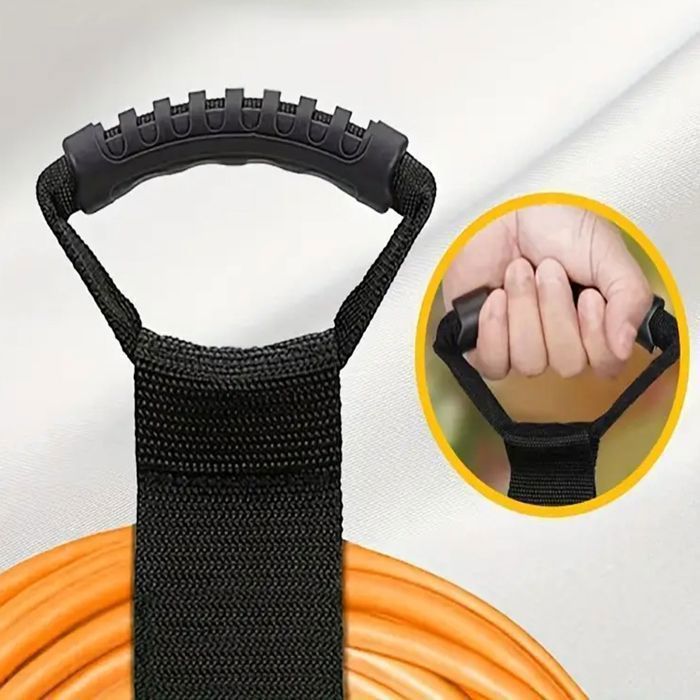 Enrollador de manguera para cable de extensión de manguera de jardín