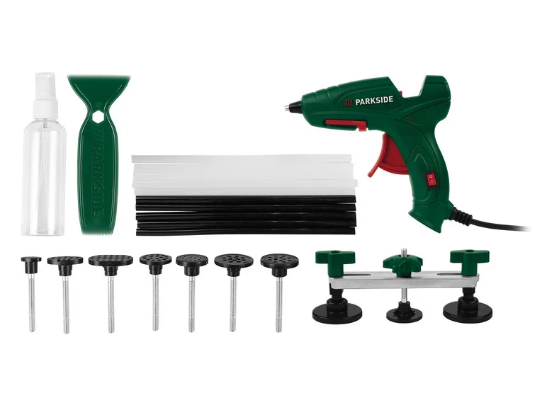 Kit PARKSIDE® para reparo de amassados com pistola de cola quente, 21 peças