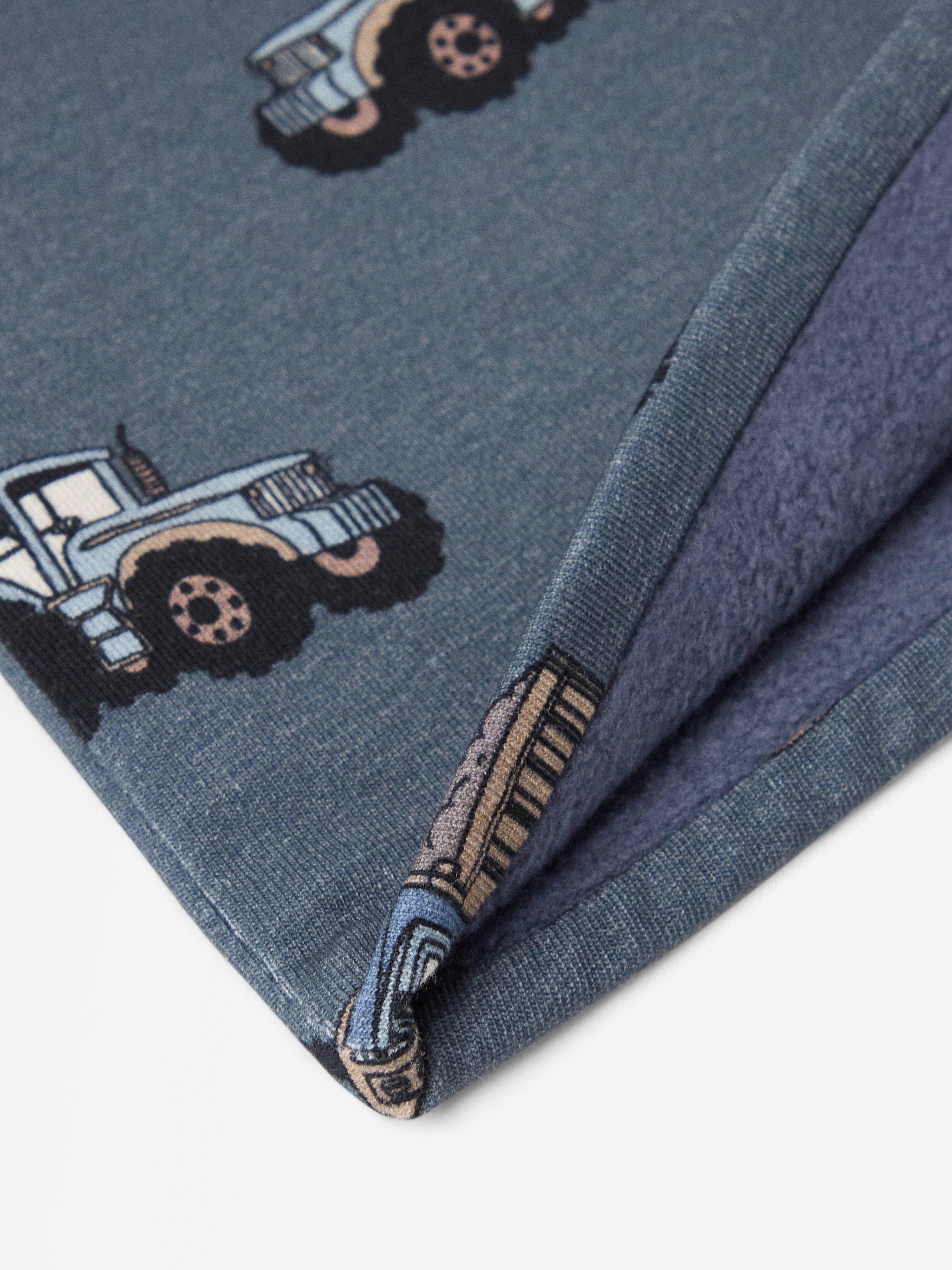 Bonnet doublé gris foncé