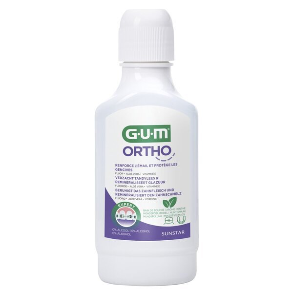 Ustna vodica GUM Ortho 300 ml