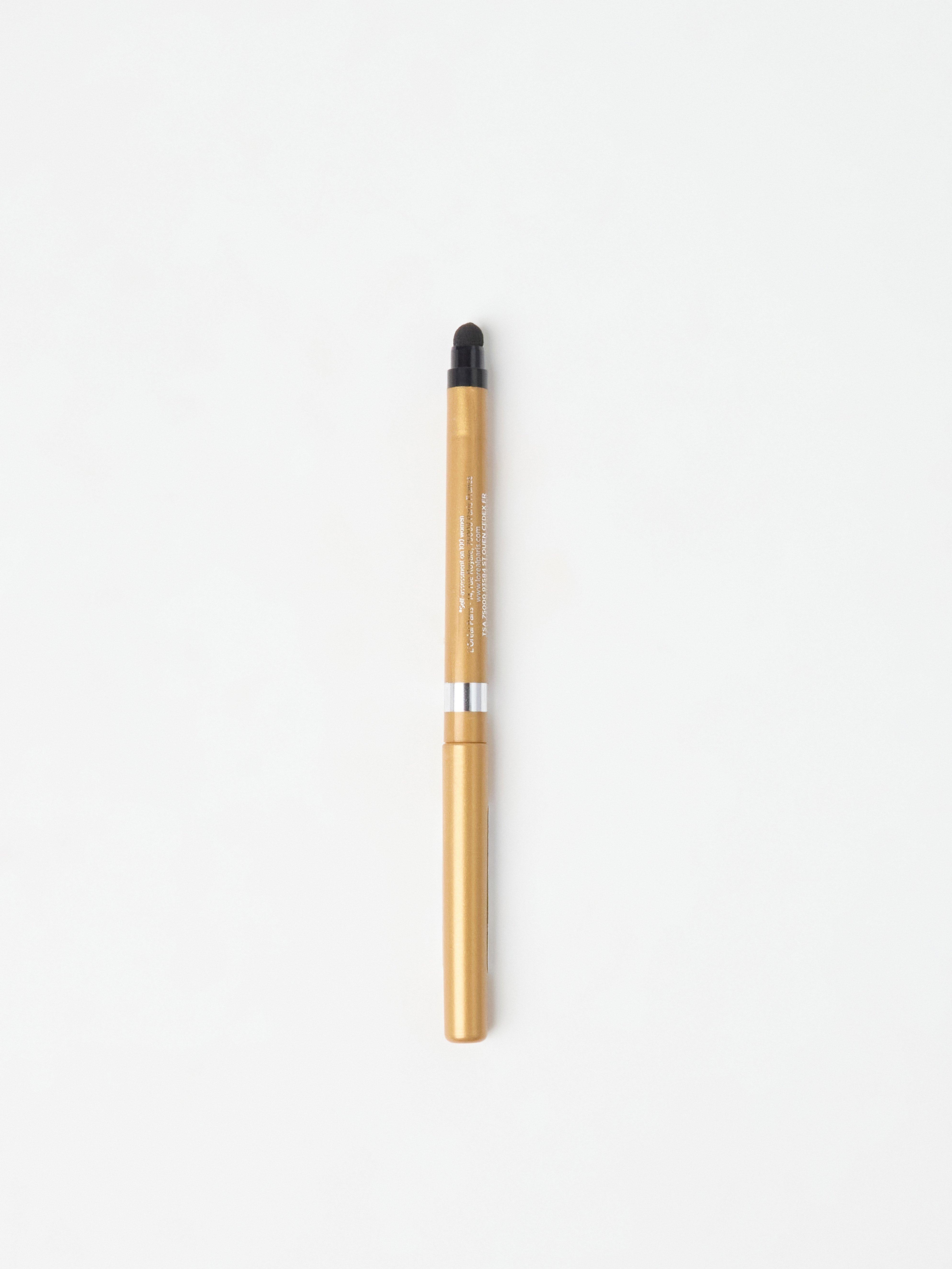 Delineador de ojos automático en gel L'Oreal Paris Infaillible Grip 36H, tono 14, color oro suave.