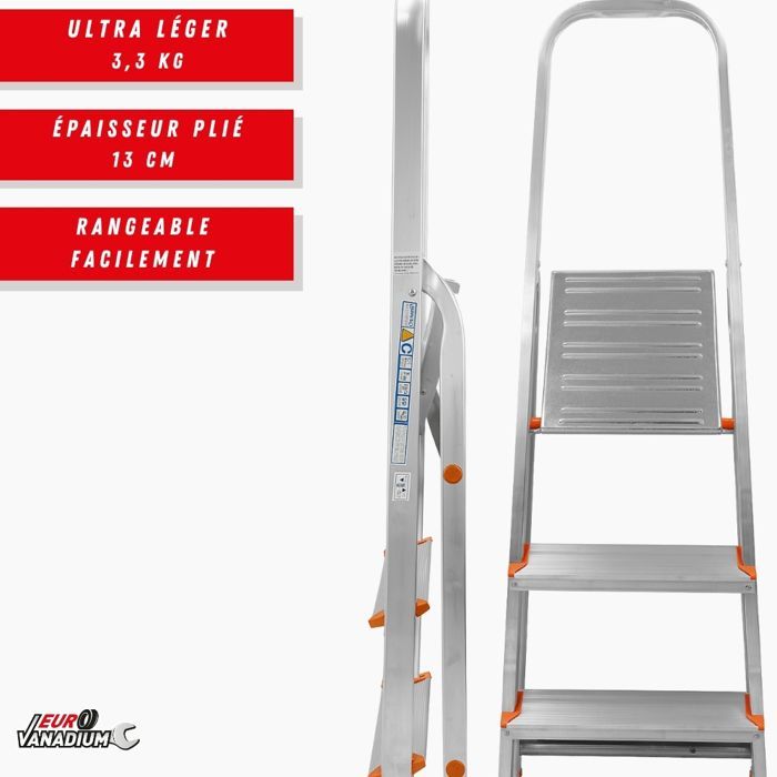 3-treden aluminium trap