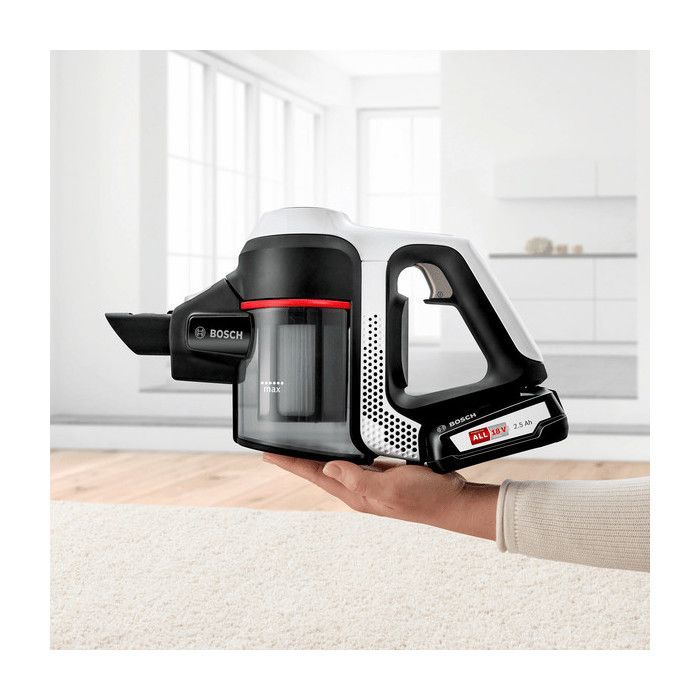 Cordless stick vacuum cleaner - Bosch - Unlimited Series I 6 - White - Bagless - Multifunctional