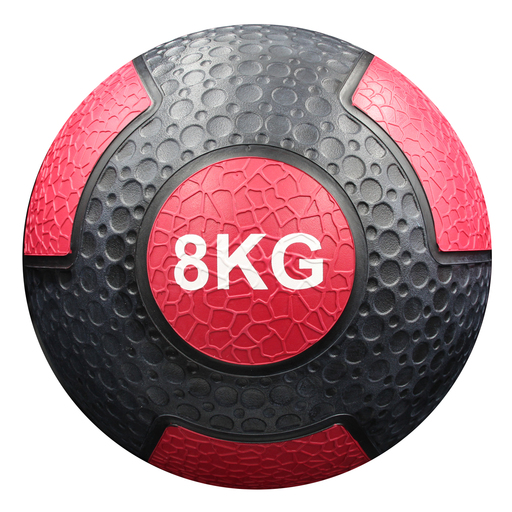  Strapazierfähiger Medizinball aus Gummi, 8 kg