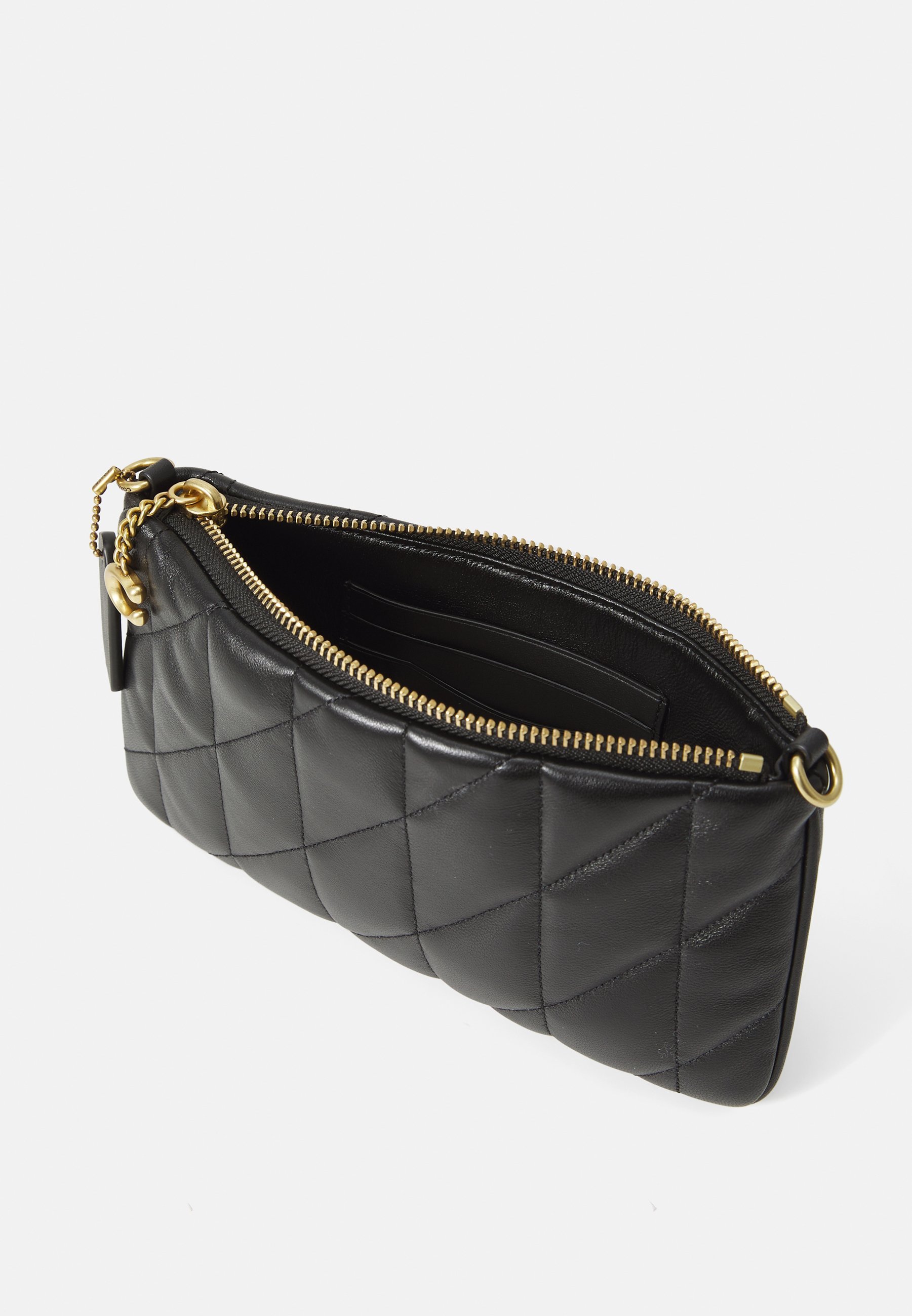 COACH TAS MET KUSSENVORMIGE QUILTING - Clutch - zwart