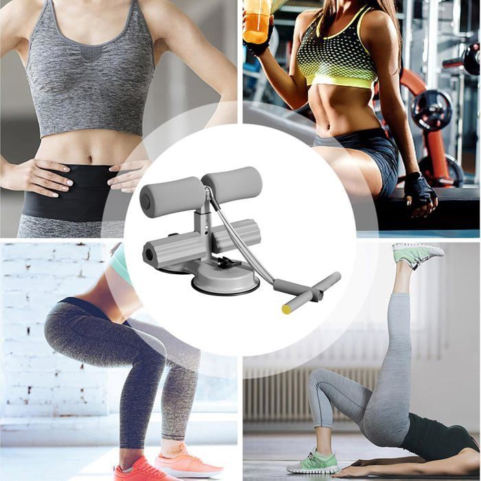 Entrenador abdominal portátil con ventosa, ayuda para ejercitar los abdominales en casa o en el gimnasio.