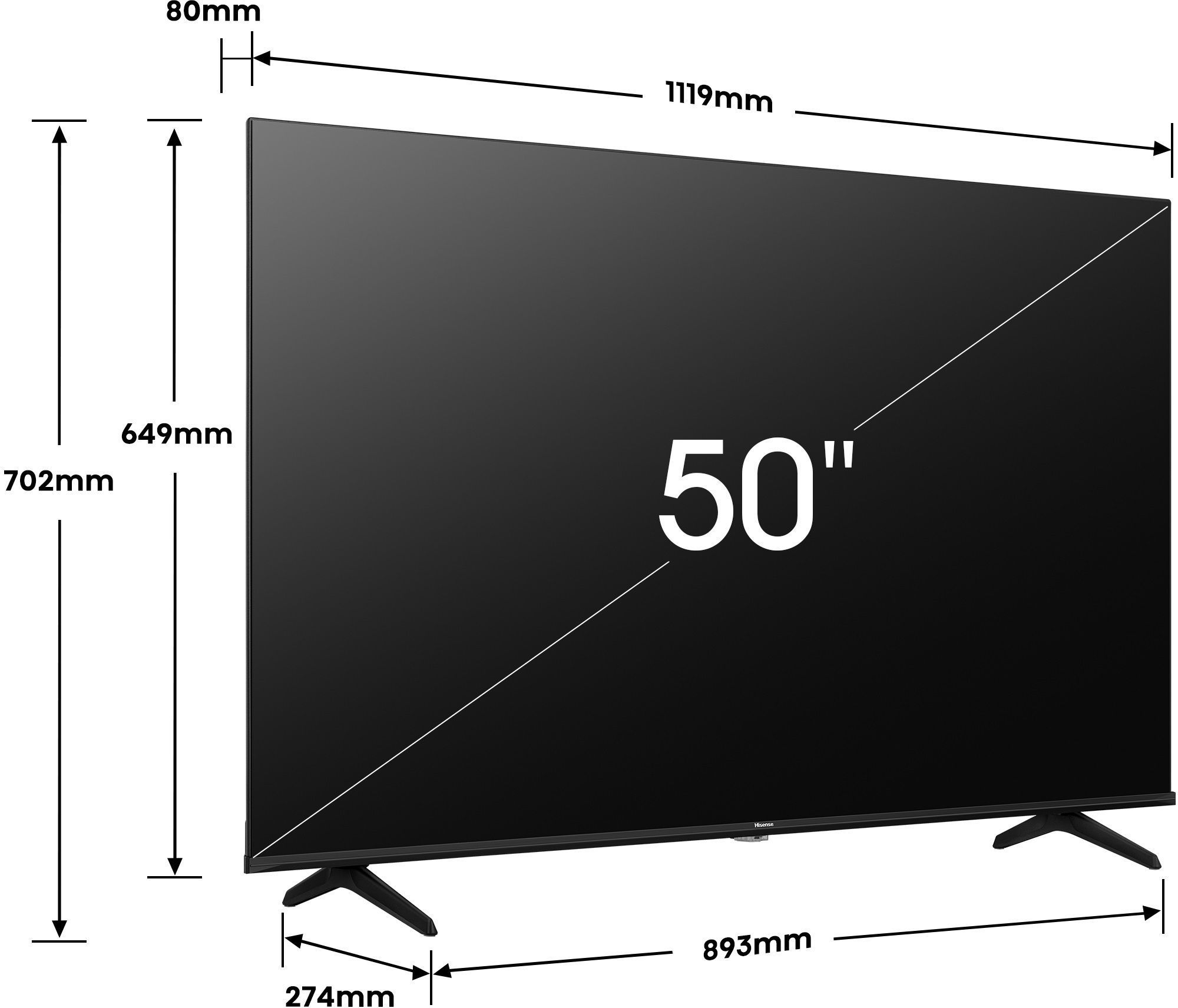 Hisense 50E7NQ - TV QLED da 50