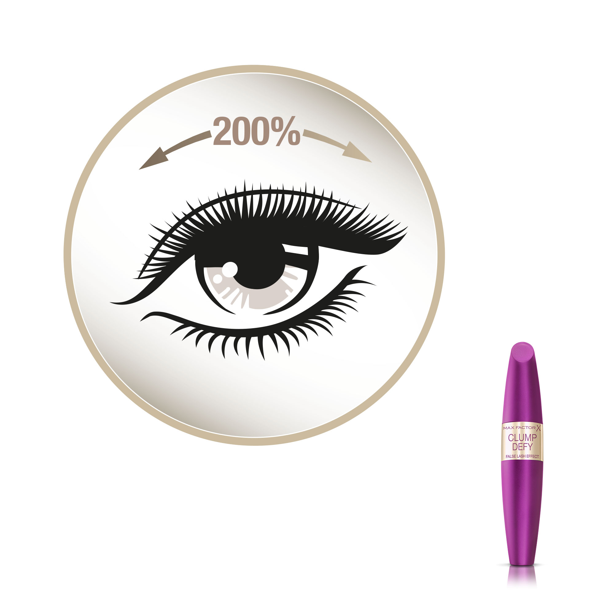 Max Factor Clump Defy szempillaspirál 01 fekete