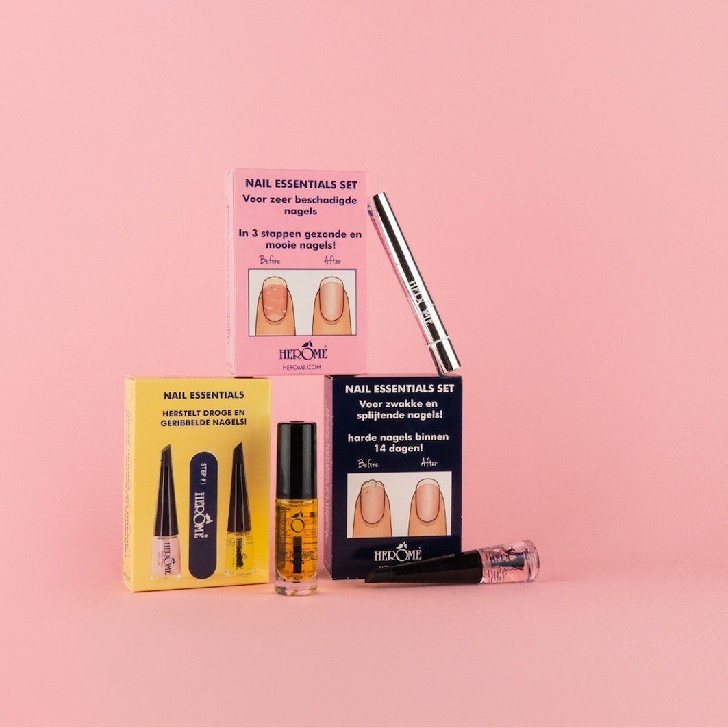 Sada na starostlivosť o nechty Herome Cosmetics, sada na starostlivosť o ruky: Poškodené nechty – 1 kus
