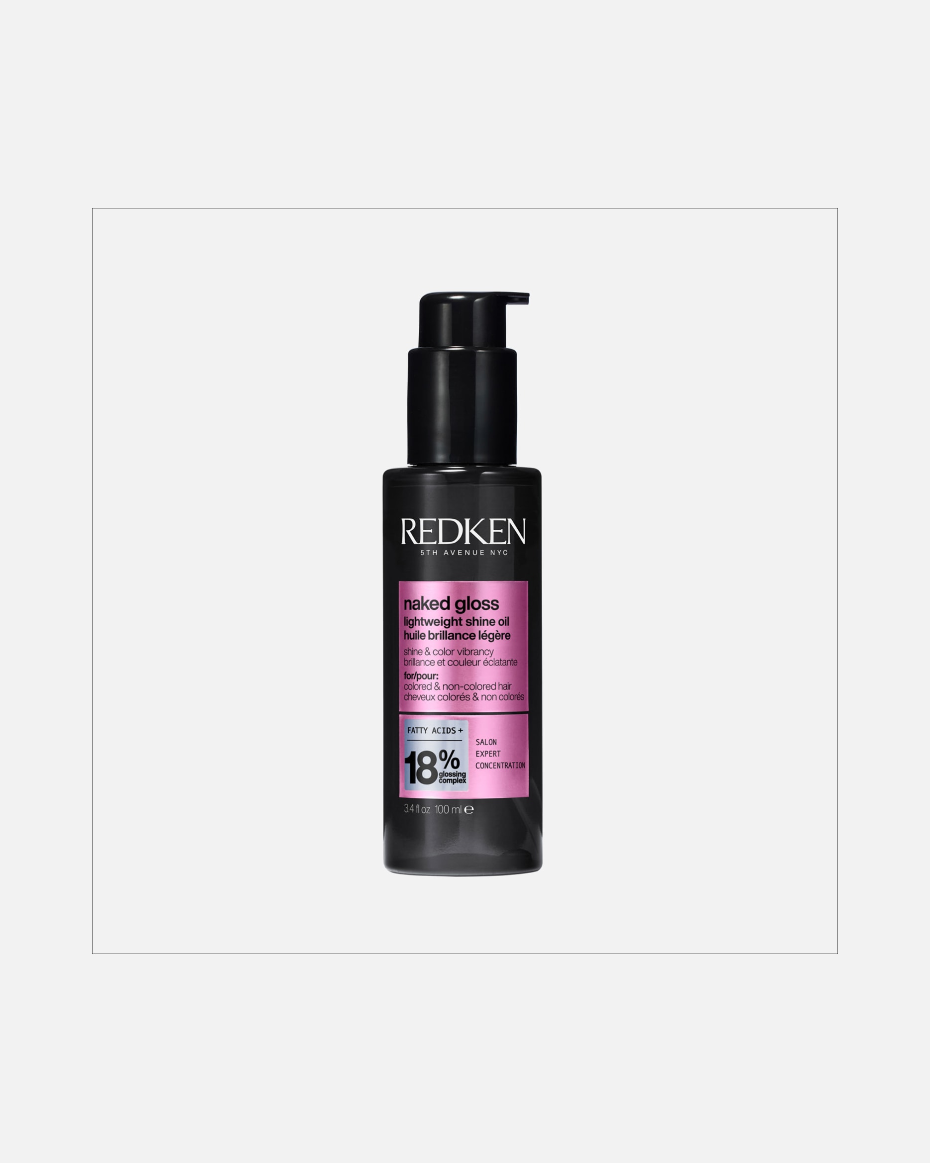 Redken Hair Oil Acid Color Gloss Naked Gloss Lightweight Shine Oil - 100 ml