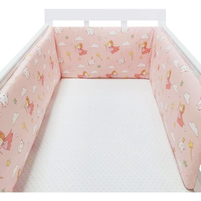 One-Piece Padded Cot Bumper, Protective Cushion for Baby Bed, Crib Bumper for Baby Bed, A06, 30 * 200Cm [x7941]