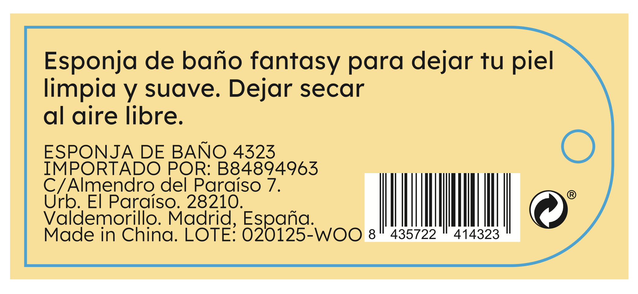 Spužva za kupanje Fantasy Dodaci za kupanje