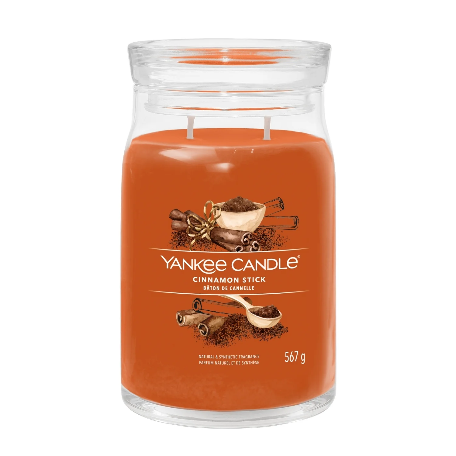 Signature Jar Candles Cinnamon Stick - Candela Profumata
