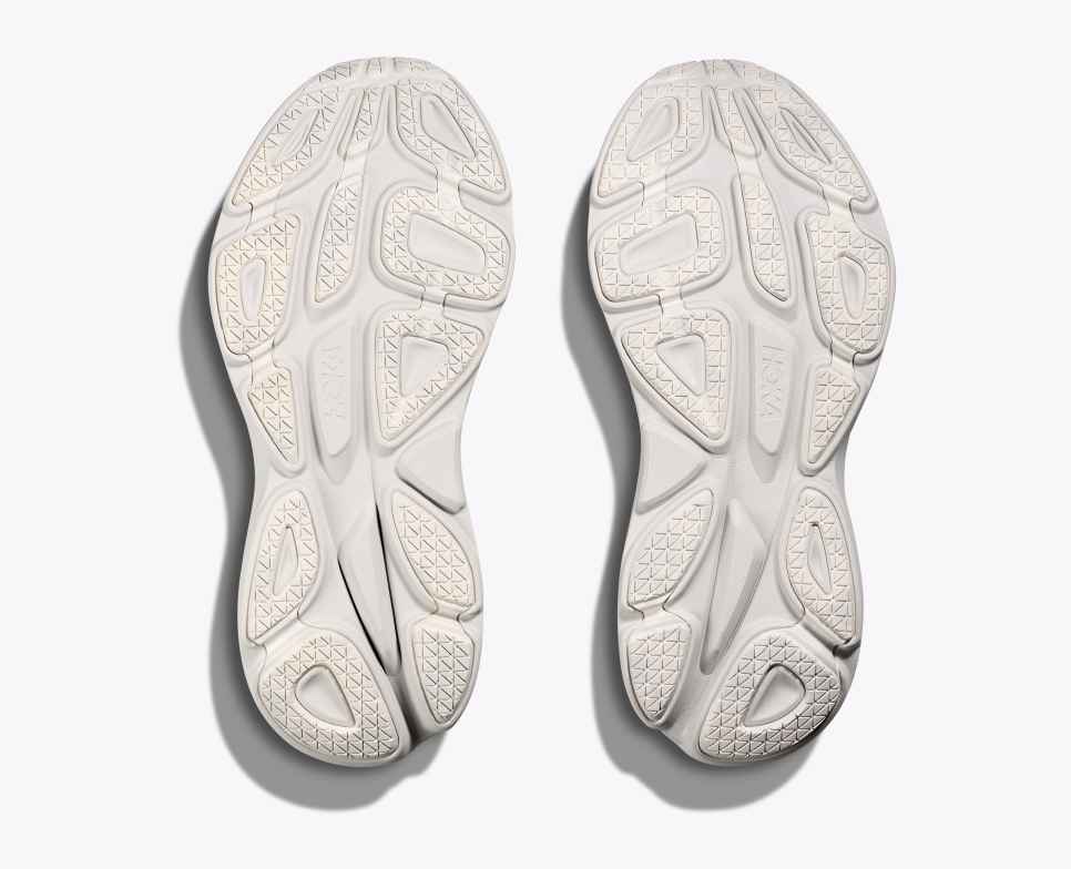 HOKA Stealth/Tech Bondi 8 Caged White / Cosmic Grey
