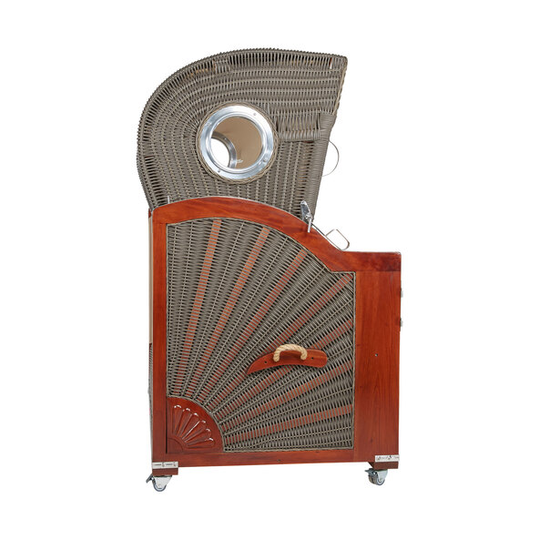 Premium beach chair Romy, mahogany
