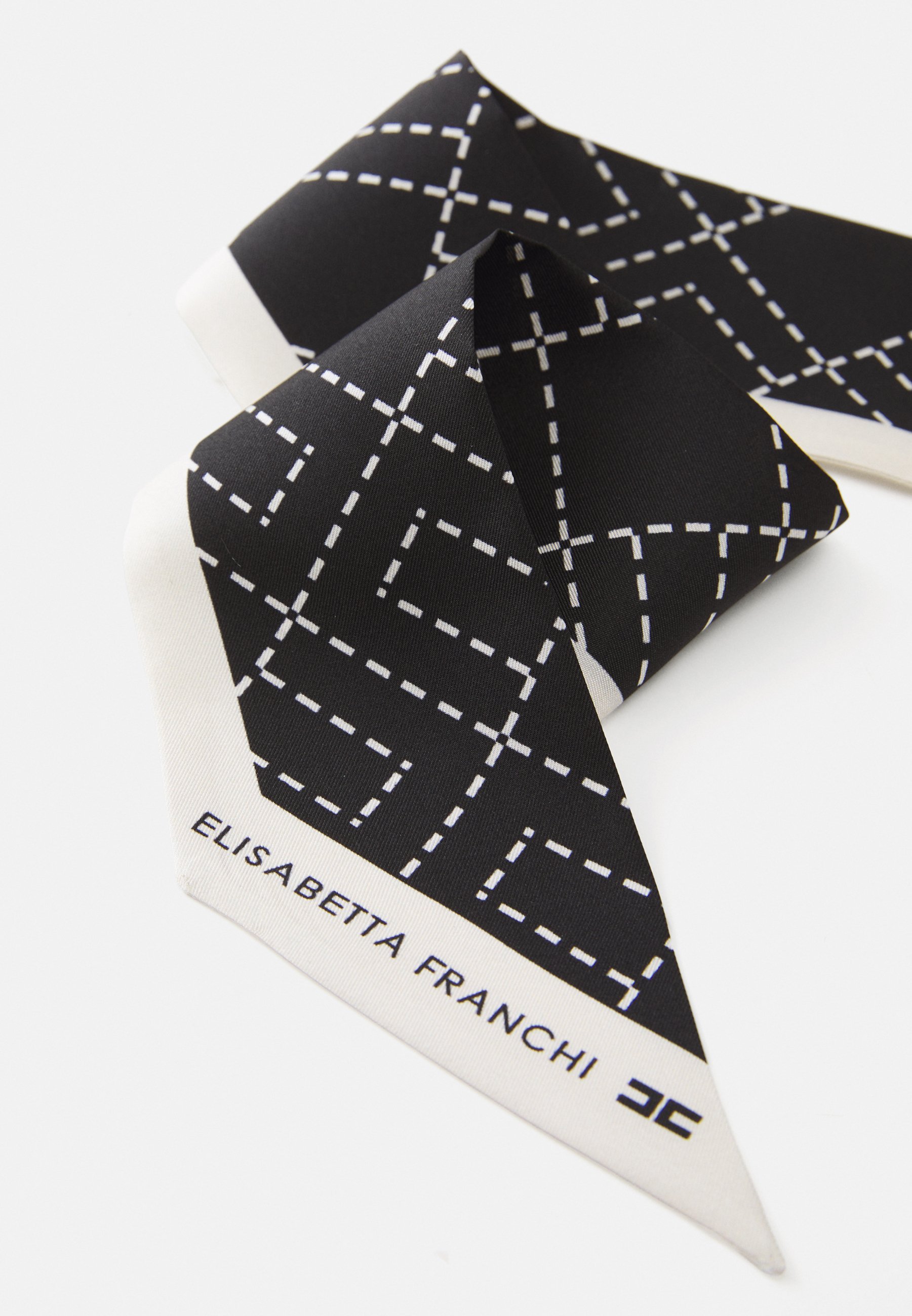 Elisabetta Franchi WOMENS FOULARD - Écharpe - nero/milk