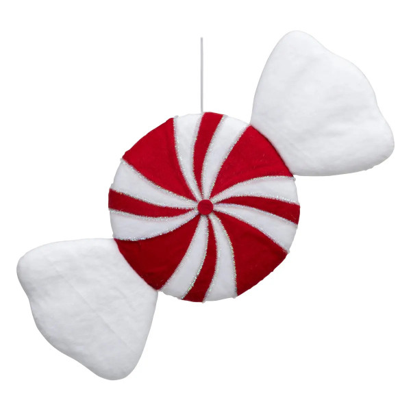 Dekoracja świąteczna aksamitna Candy 60 cm