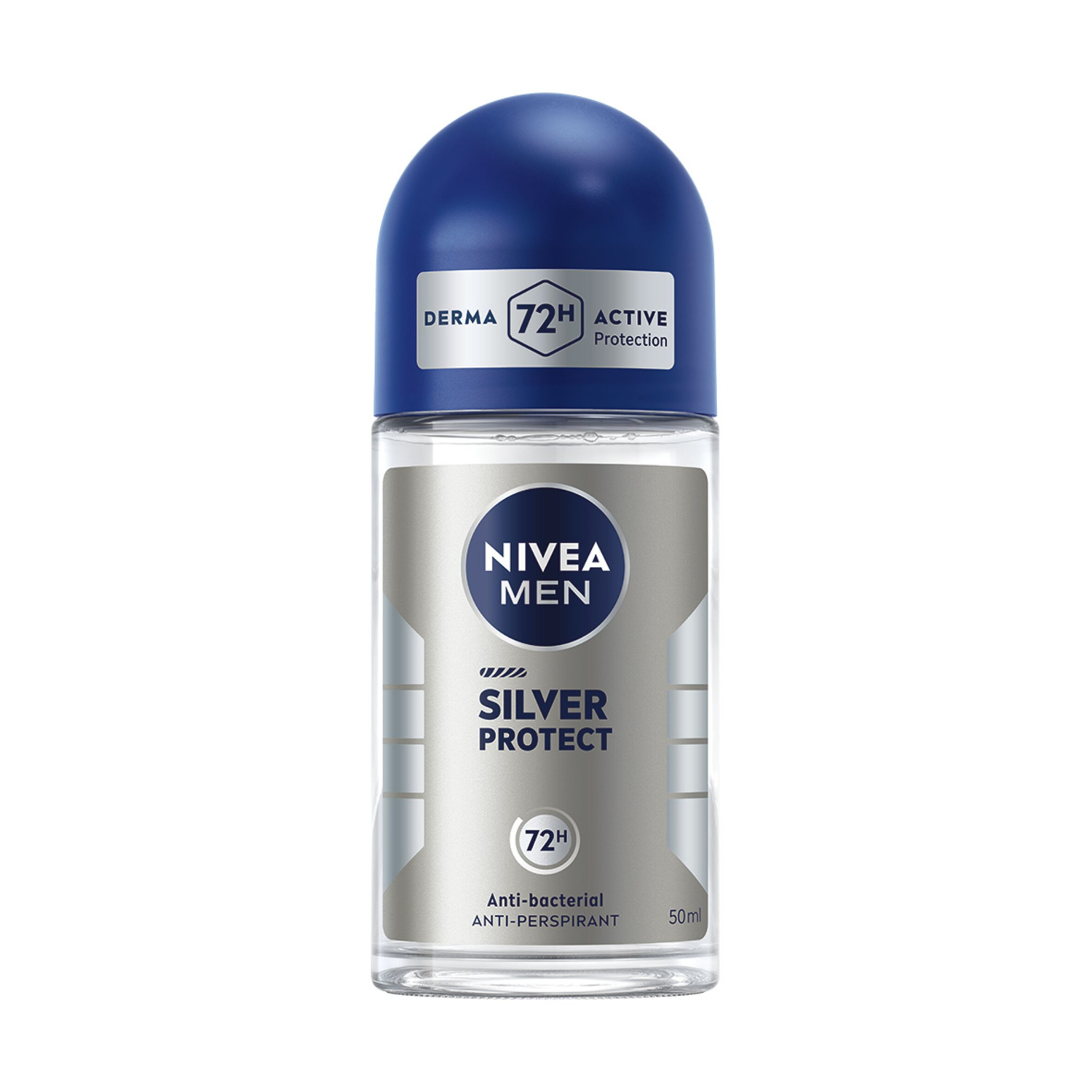 Nivea Men Antiperspirant Roll-on 50ml Silver Protect Men
