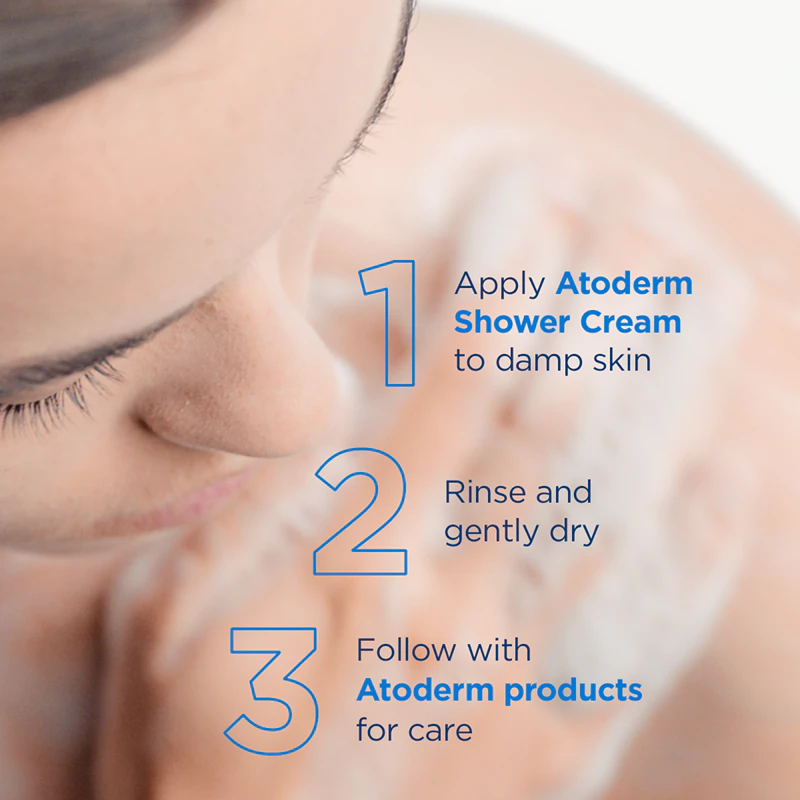Bioderma Atoderm Duschcreme – pflegende Duschcreme für normale und trockene, empfindliche Haut