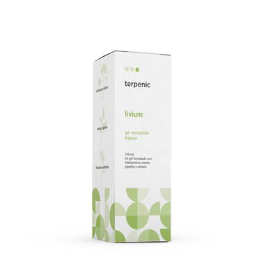 Terpenic Fresh Gelis pavargusioms kojoms Livium 100 ml 100 ml