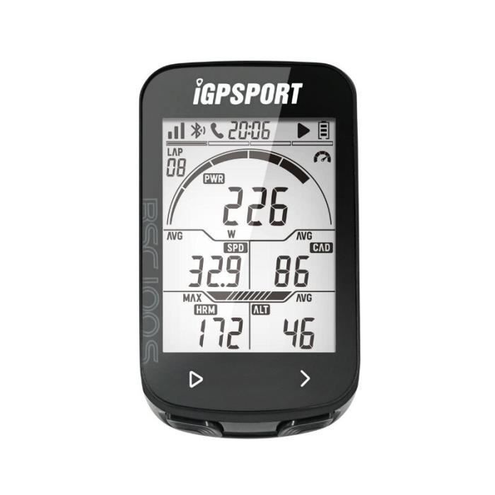 Ciclocomputador GPS Igpsport BCS100S - Strava Speed - Negro - Adulto - Unisex - Ciclismo de carretera